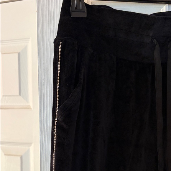 Victoria's Secret Rhinestone Velour Joggers - Picture 4 of 8